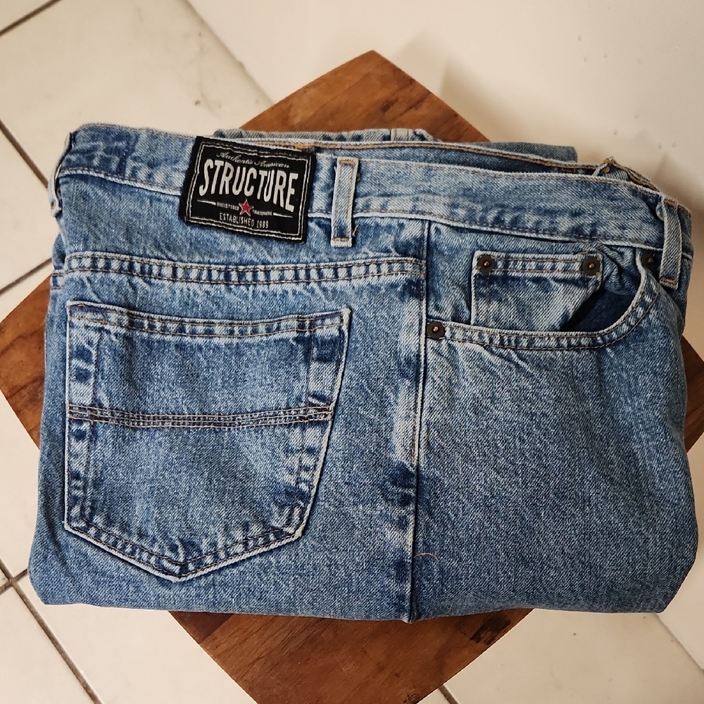 Structure Blue Classic Denim Jeans